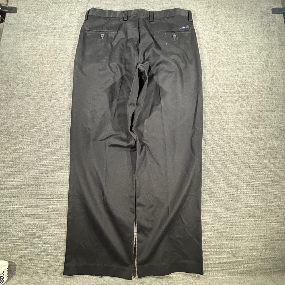Dockers Pleated Chino Pants Mens 36x30 Black Excellent Classic Fit Cotton Twill